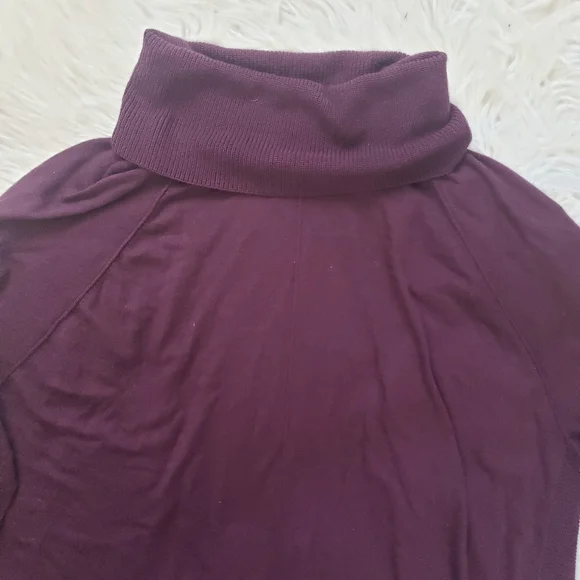 NEW Caslon Turtleneck Tunic Maroon Sweater - Picture 3 of 8